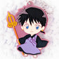 Miroku - Inuyasha Anime Chibi Mascot Rubber Keychain