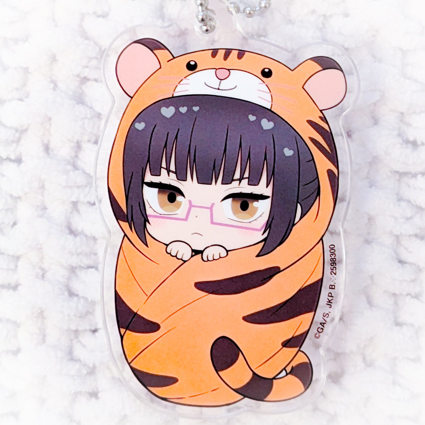 Maki Zenin - Jujutsu Kaisen Anime Punitop Tiger Swaddle Acrylic Keychain