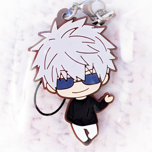 Satoru Gojo - Jujutsu Kaisen Anime Nitotan Rubber Keychain Strap