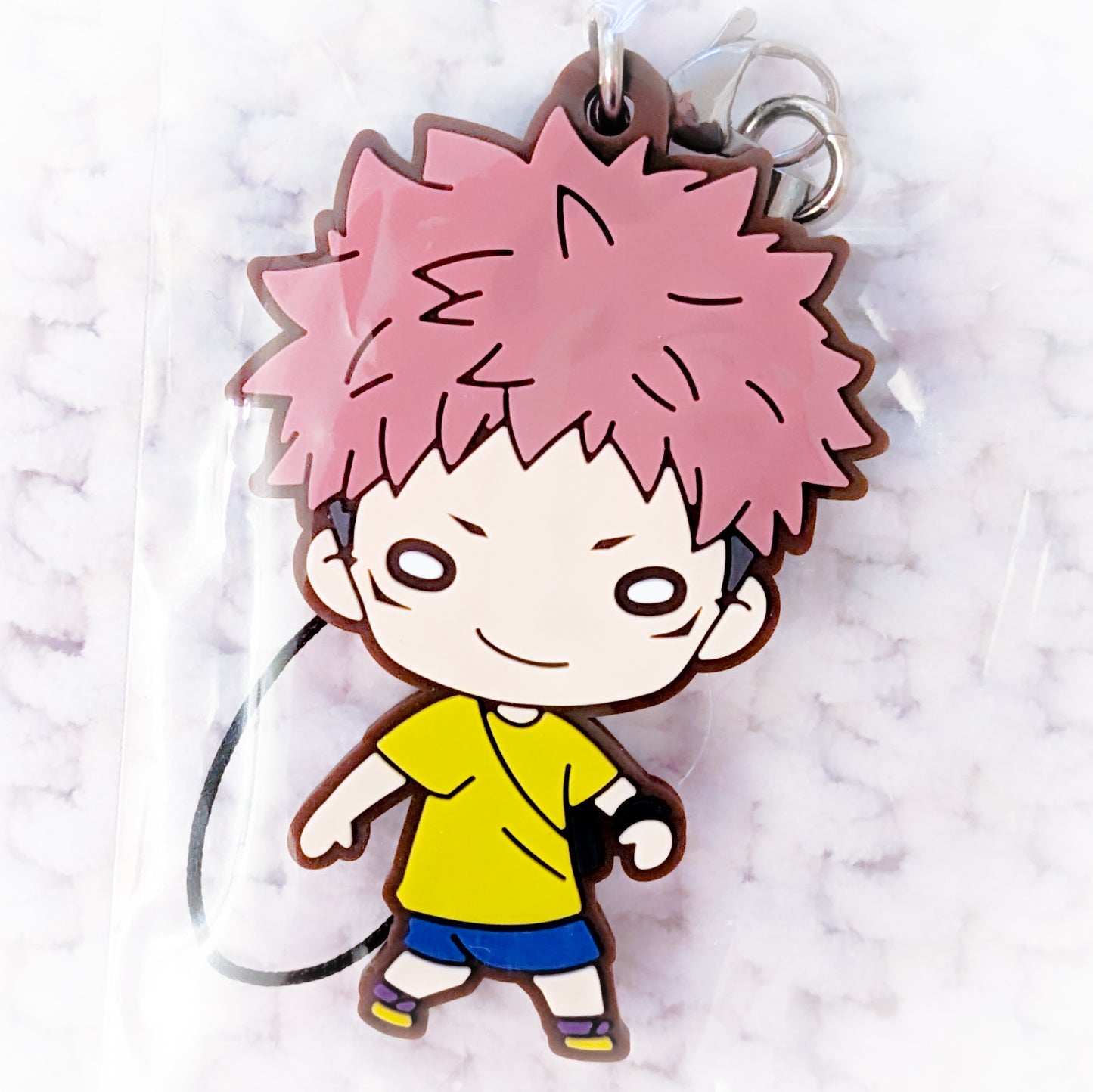 Yuji Itadori - Jujutsu Kaisen Anime Nitotan Rubber Keychain Strap