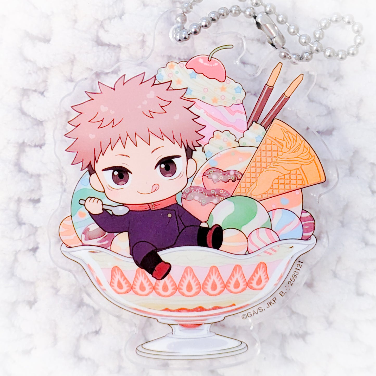 Yuji Itadori - Jujutsu Kaisen Anime Punitop Parfait Acrylic Keychain