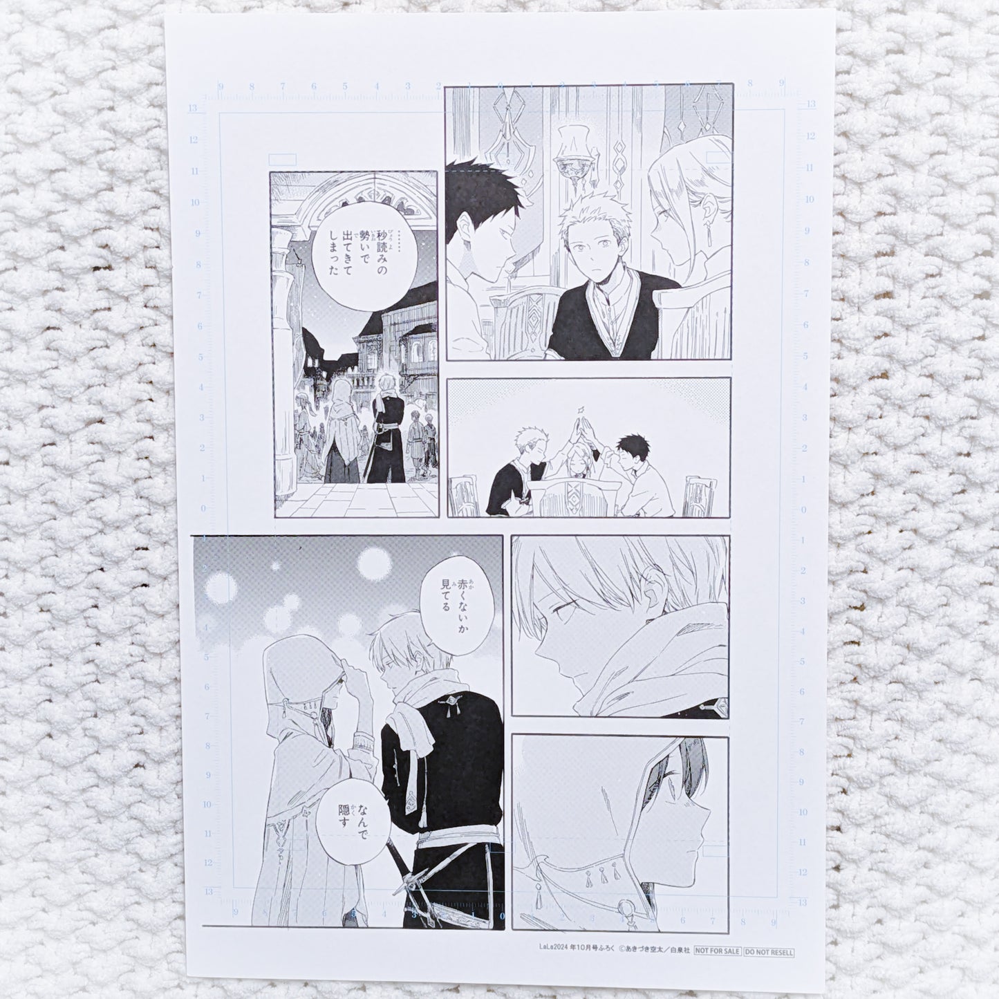 Shirayuki & Zen - Snow White with the Red Hair Manga Panel Reproduction Art Print