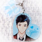 Seiichiro Minamoto - Sanrio Boys Danshi Anime Heart Shaped Acrylic Keychain
