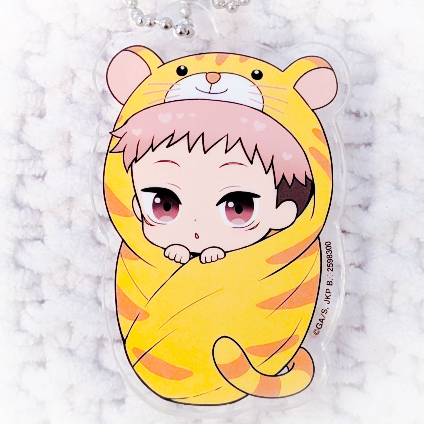 Yuji Itadori - Jujutsu Kaisen Anime Punitop Tiger Swaddle Acrylic Keychain