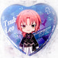 Leo Tsukinaga - Ensemble Stars! Knights Anime Chibi Heart Shaped Pin Badge Button