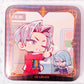 Miles Edgeworth - Ace Attorney Investigations Capcom Square Shaped Pin Badge Button