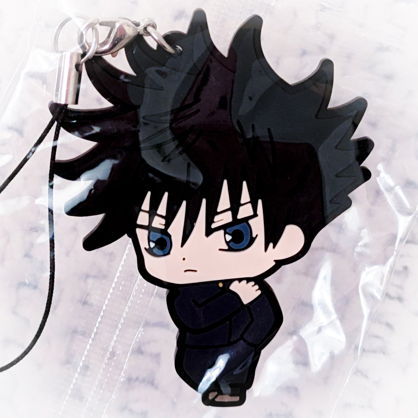 Megumi Fushiguro - Jujutsu Kaisen Anime Chibi Rubber Keychain Strap