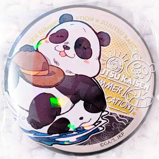 Panda - Jujutsu Kaisen Anime Summer Vacation Holographic Pin Badge Button