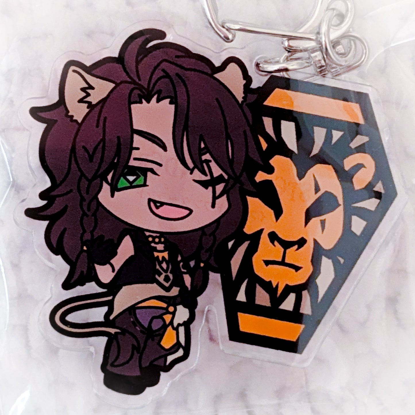 Leona Kingscholar - Disney Twisted Wonderland Anime Chibi Acrylic Keychain