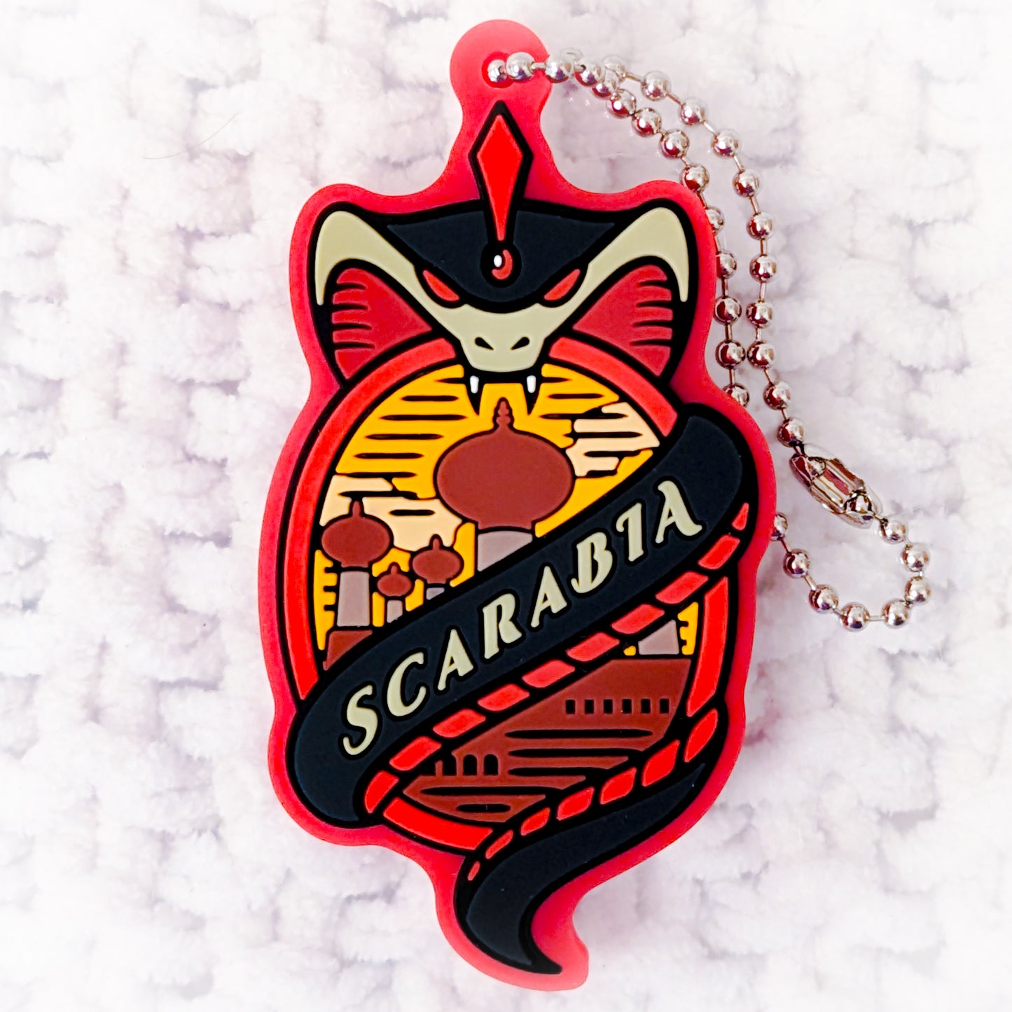 Scarabia - Disney Twisted Wonderland Dormitory Rubber Keychain