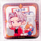 Miles Edgeworth - Ace Attorney Investigations Capcom Square Shaped Pin Badge Button