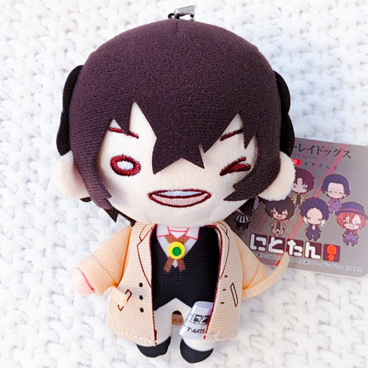 Osamu Dazai - Bungo Stray Dogs Anime Nitotan Plush Keychain