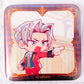 Miles Edgeworth - Ace Attorney Investigations Capcom Square Shaped Pin Badge Button