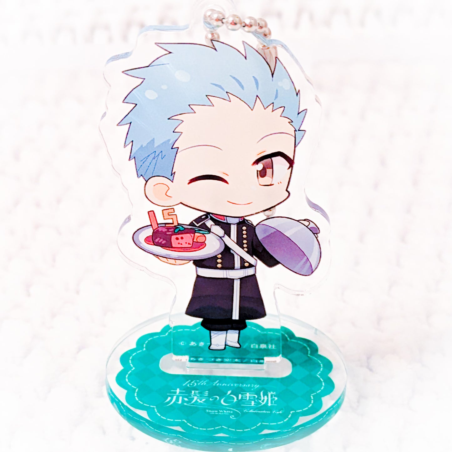 Mitsuhide Lowen - Snow White With The Red Hair Anime 15th Anniversary Cafe Acrylic Stand Keychain