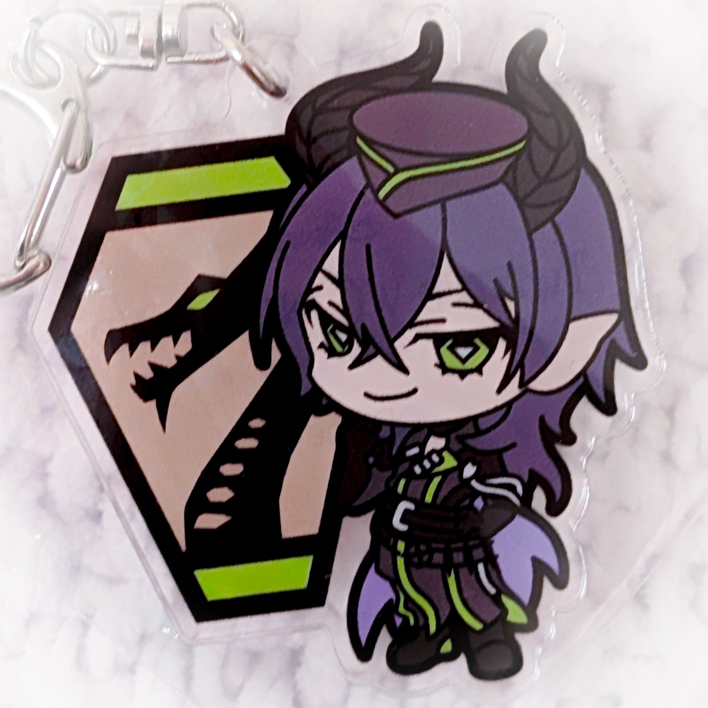 Malleus Draconia - Disney Twisted Wonderland Anime Chibi Acrylic Keychain