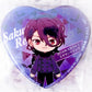 Rei Sakuma - Ensemble Stars! UNDEAD Anime Chibi Heart Shaped Pin Badge Button