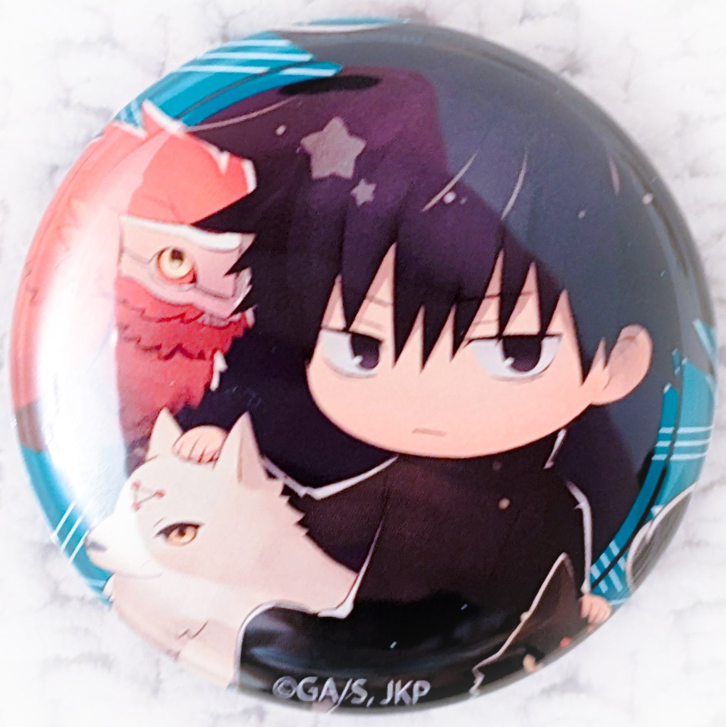 Megumi Fushiguro - Jujutsu Kaisen Anime CharaToria Pin Badge Button