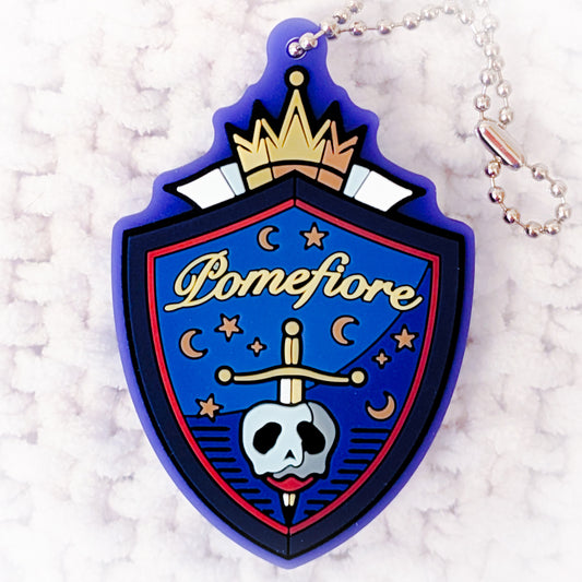 Pomefiore - Disney Twisted Wonderland Dormitory Rubber Keychain