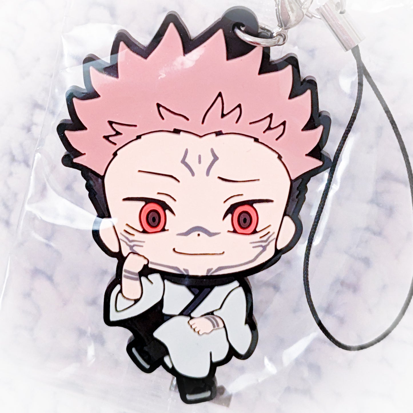 Ryomen Sukuna - Jujutsu Kaisen Anime Chibi Rubber Keychain Strap