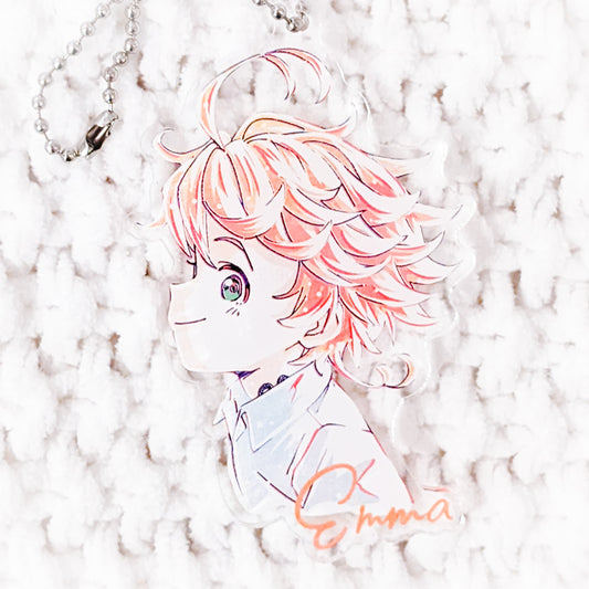 Emma The Promised Neverland Anime Ani-Art Acrylic Keychain (Style B)