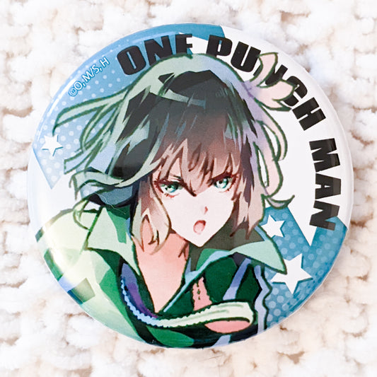 Hellish Blizzard Fubuki One Punch Man Can Badge Button - PALE TONE series (Contents Seed)