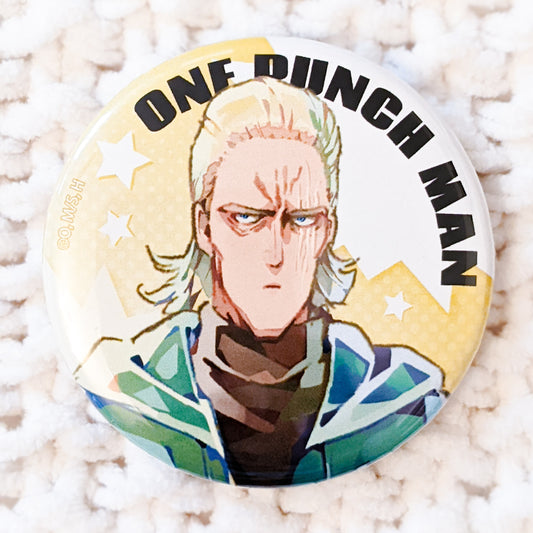 King One Punch Man Can Badge Button - PALE TONE series (Contents Seed)
