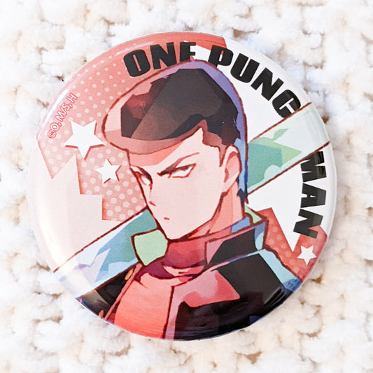 Metal Bat One Punch Man Can Badge Button - PALE TONE series (Contents Seed)