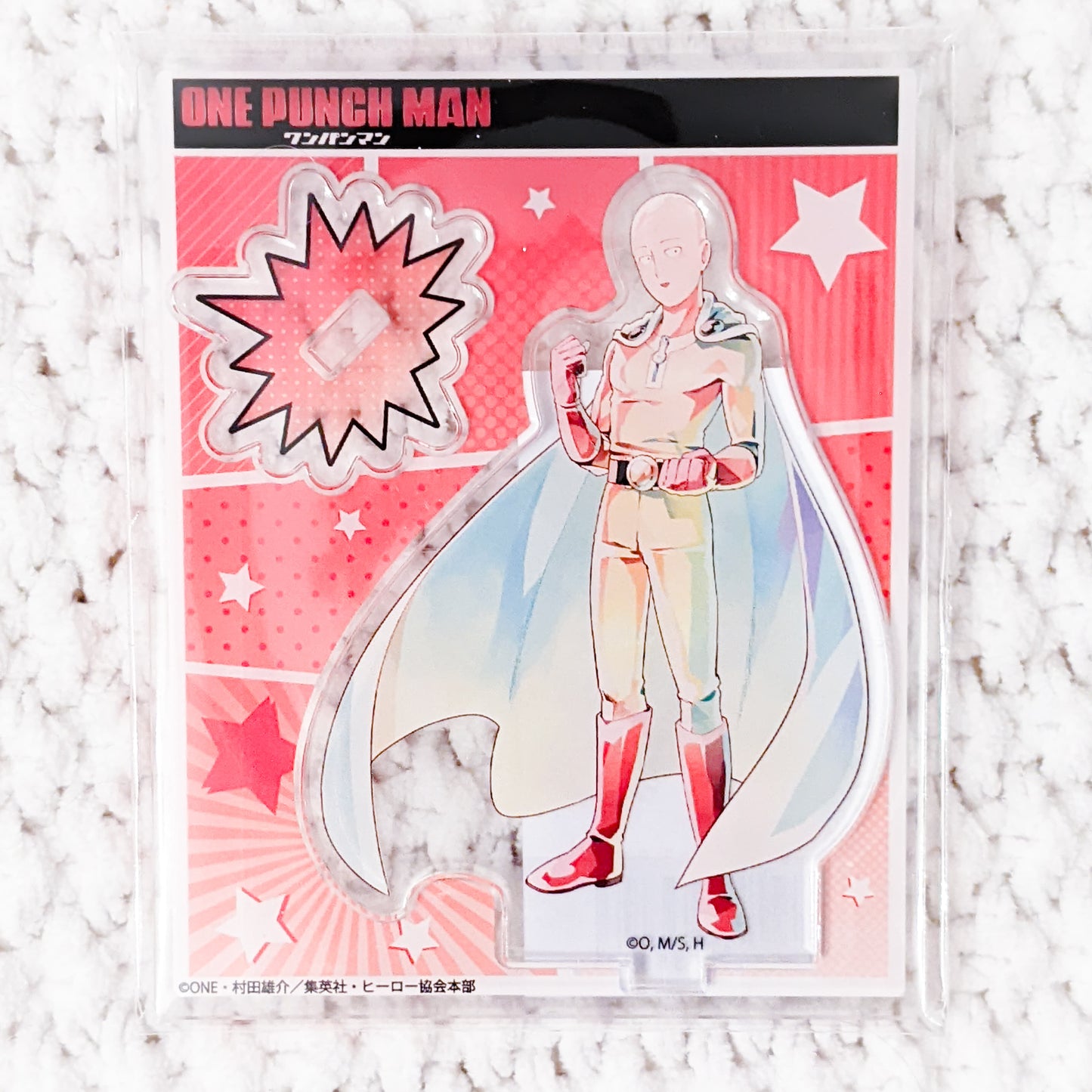 Saitama One Punch Man Acrylic Stand - PALE TONE series (Contents Seed)