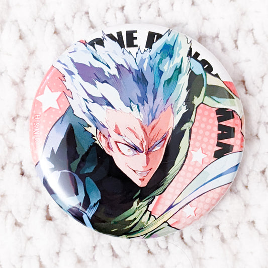 Garou One Punch Man Can Badge Button - PALE TONE series (Contents Seed)