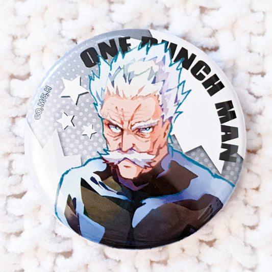 Bang One Punch Man Can Badge Button - PALE TONE series (Contents Seed)