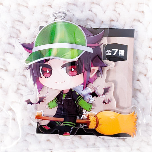 Lilia Vanrouge Disney Twisted Wonderland Chibi Flying Broom Acrylic Keychain