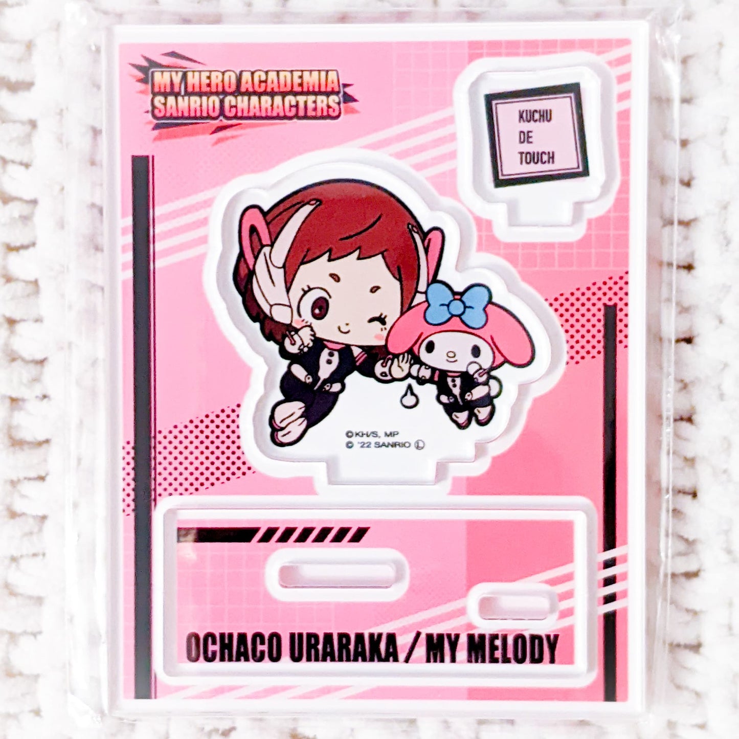 Ochaco Uraraka & My Melody My Hero Academia x Sanrio Anime Acrylic Figure Stand