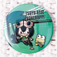 Froppy Tsuyu Asui & Keroppi My Hero Academia x Sanrio Anime Pin Badge Button