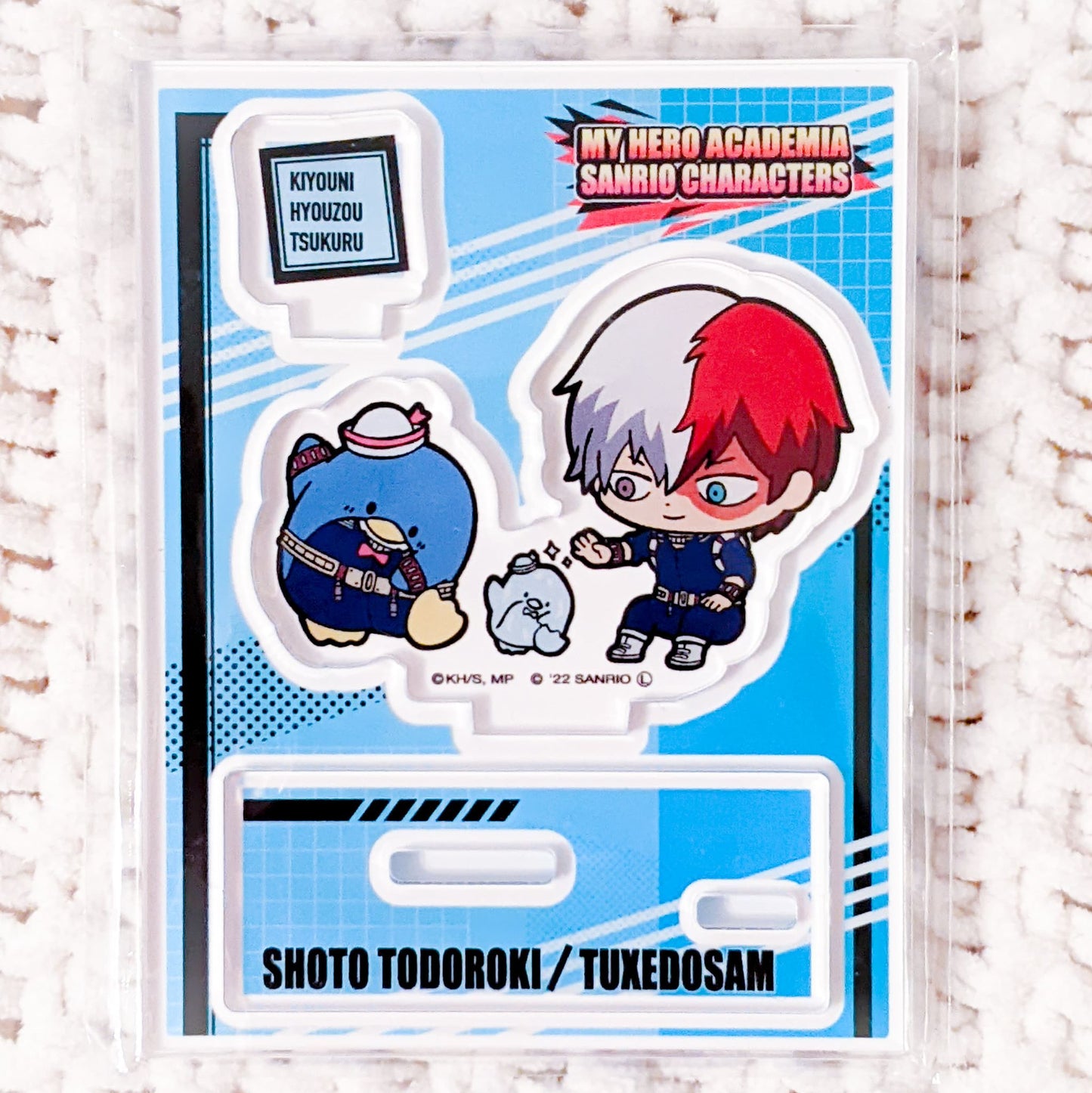 Shoto Todoroki & Tuxedo Sam My Hero Academia x Sanrio Anime Acrylic Figure Stand