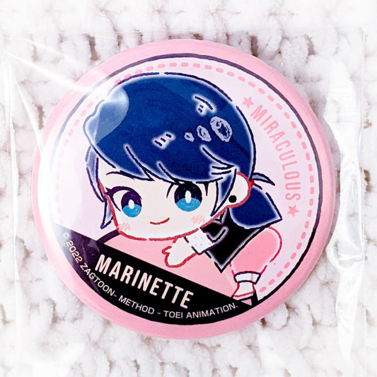 Marinette Dupain-Cheng - Miraculous Ladybug Chibi Pin Badge Button