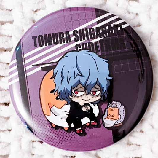 Tomura Shigaraki & Gudetama My Hero Academia x Sanrio Anime Pin Badge Button