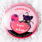 Tikki & Plagg - Miraculous Ladybug Chibi Pin Badge Button