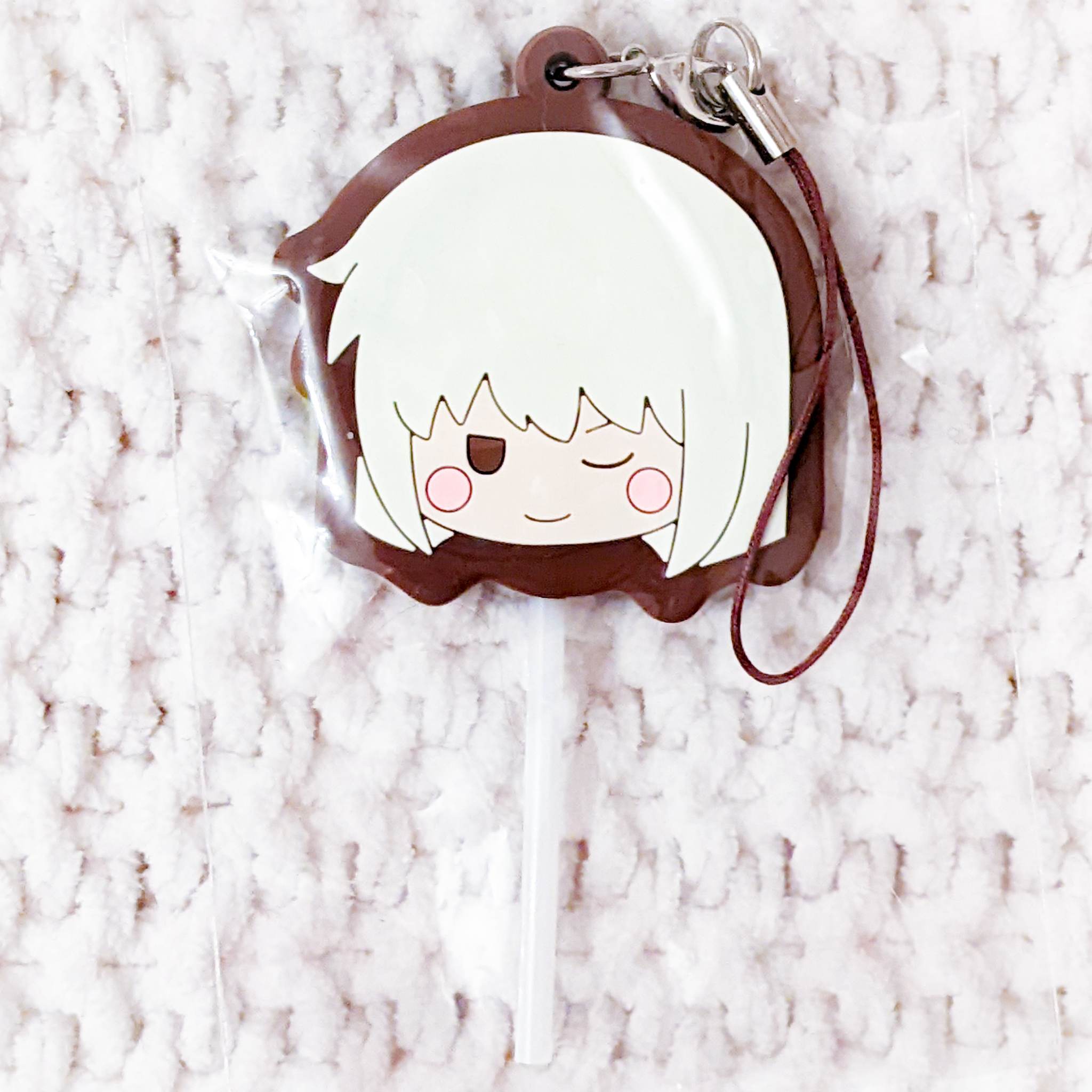 Ayame Sohma Fruits Basket Anime Chocolate Lollipop Rubber Keychain Str