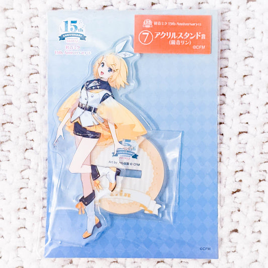 Kagamine Rin - Vocaloid Hatsune Miku 15th Anniversary Acrylic Figure Stand