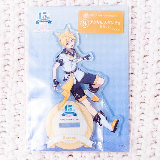 Kagamine Len - Vocaloid Hatsune Miku 15th Anniversary Acrylic Figure Stand