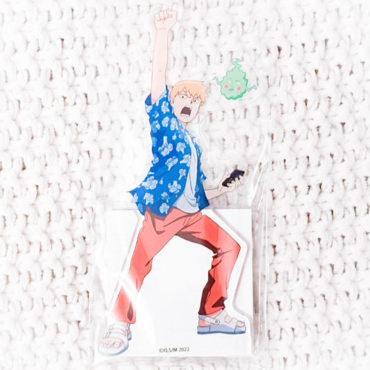 Reigen Arataka & Ekubo - Mob Psycho 100 Aloha Summer Acrylic Figure Stand