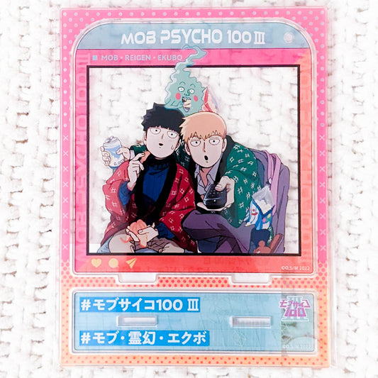 Shigeo Kageyama Reigen Arataka & Ekubo - Mob Psycho 100 Acrylic Photo Stand