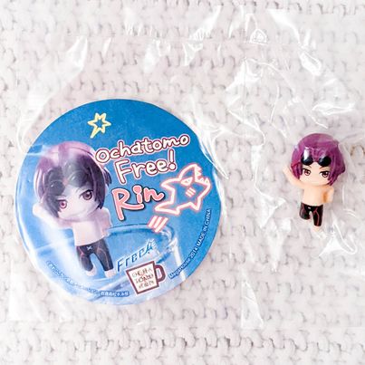 Rin Matsuoka Free! Swim Club Ochatomo Mini Figure Coaster Set