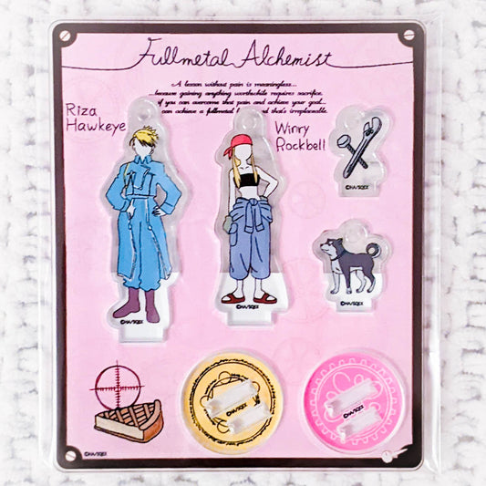 Riza Hawkeye & Winry Rockbell - Fullmetal Alchemist x Sanrio Acrylic Stand
