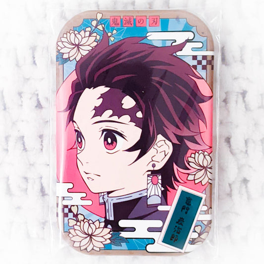 Tanjiro Kamado - Demon Slayer Kimetsu no Yaiba Square Pin Badge Button