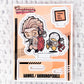 Hawks & Pekkle My Hero Academia x Sanrio Anime Acrylic Figure Stand