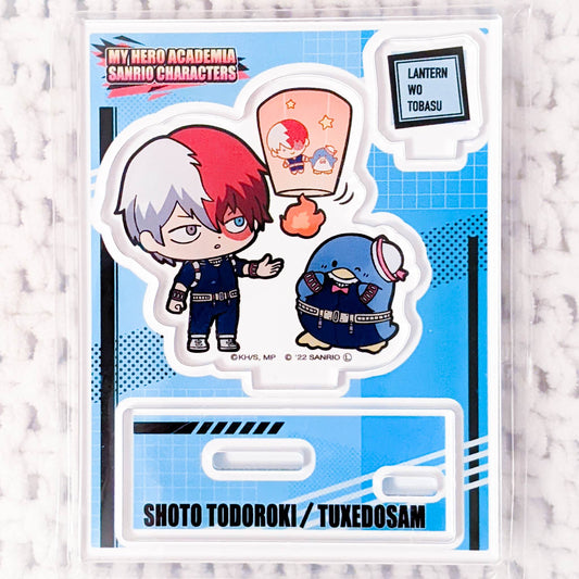 Shoto Todoroki & Tuxedo Sam My Hero Academia x Sanrio Anime Acrylic Figure Stand