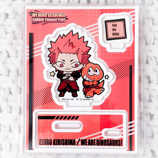 Eijiro Kirishima & Dinosaur My Hero Academia x Sanrio Anime Acrylic Figure Stand