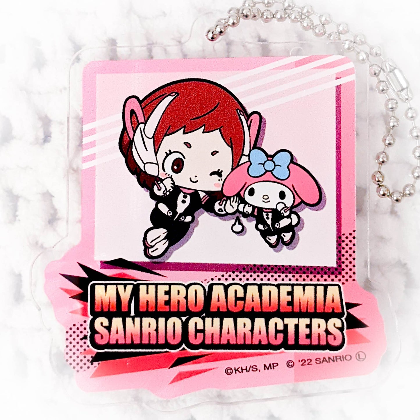 Ochaco Uraraka & My Melody - My Hero Academia x Sanrio Anime Acrylic Keychain