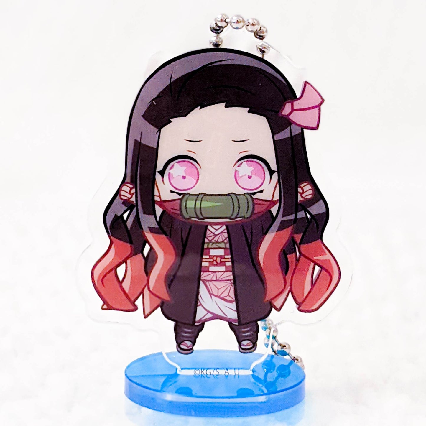 Nezuko Kamado - Demon Slayer Kimetsu no Yaiba Mini Chibi Acrylic Stand Keychain